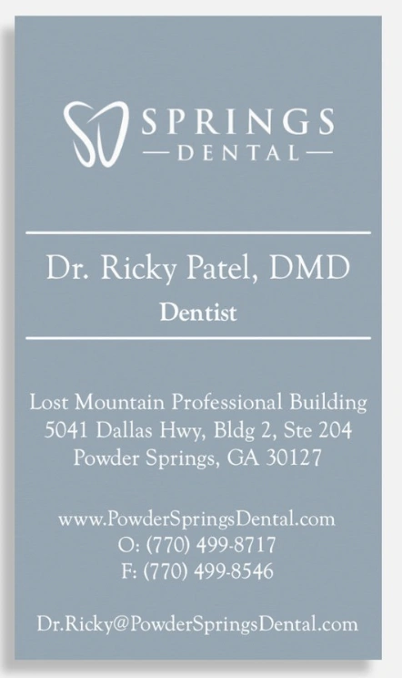 Springs Dental - Dr. Ricky Patel, DMD