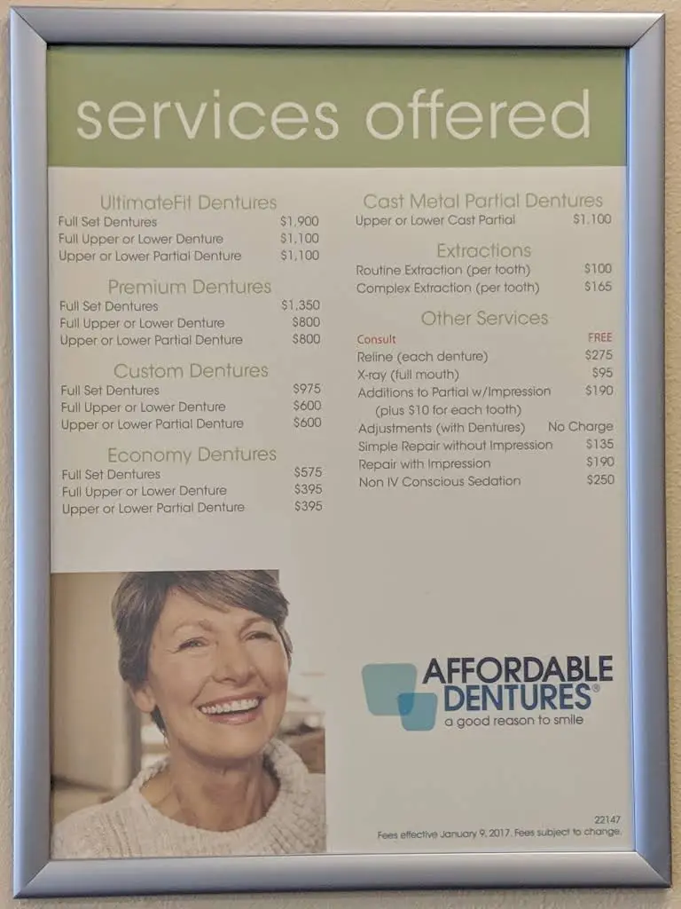 Affordable Dentures & Implants