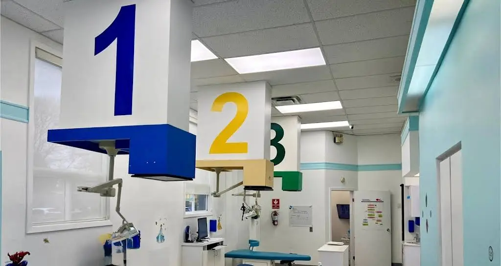 Pediatric Dentistry & Orthodontics - Professional dental clinic exterior with modern facilities