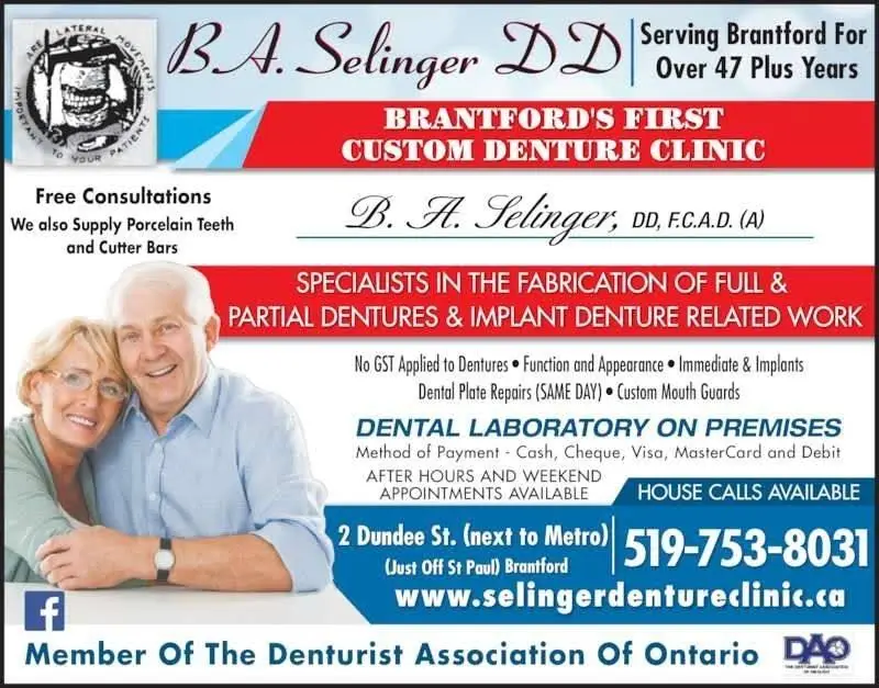 B.A. Selinger DD Custom Denture Clinic