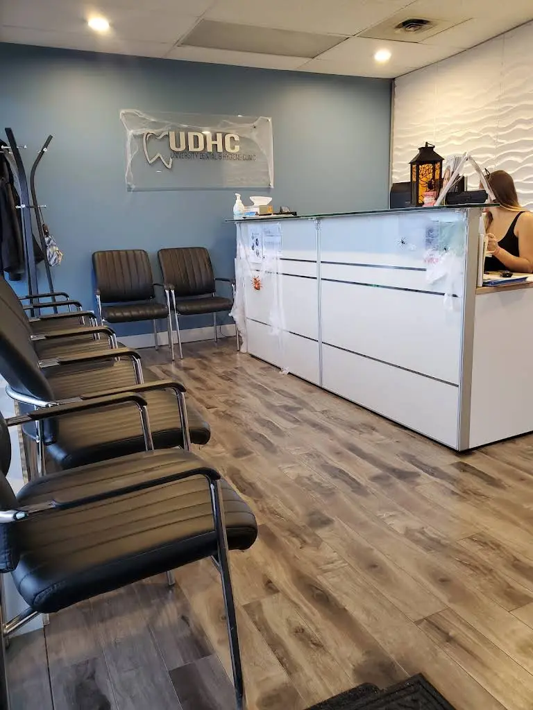 University Dental & Hygiene Clinic - Professional dental clinic exterior with modern facilities