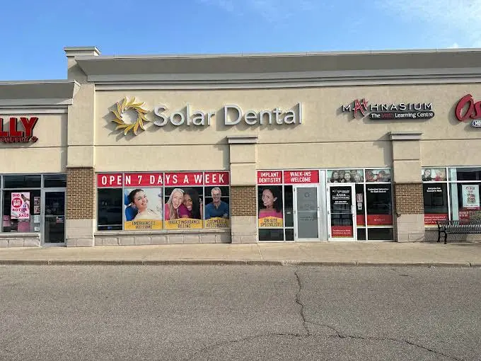 Solar Dental - Professional dental clinic exterior with modern facilities
