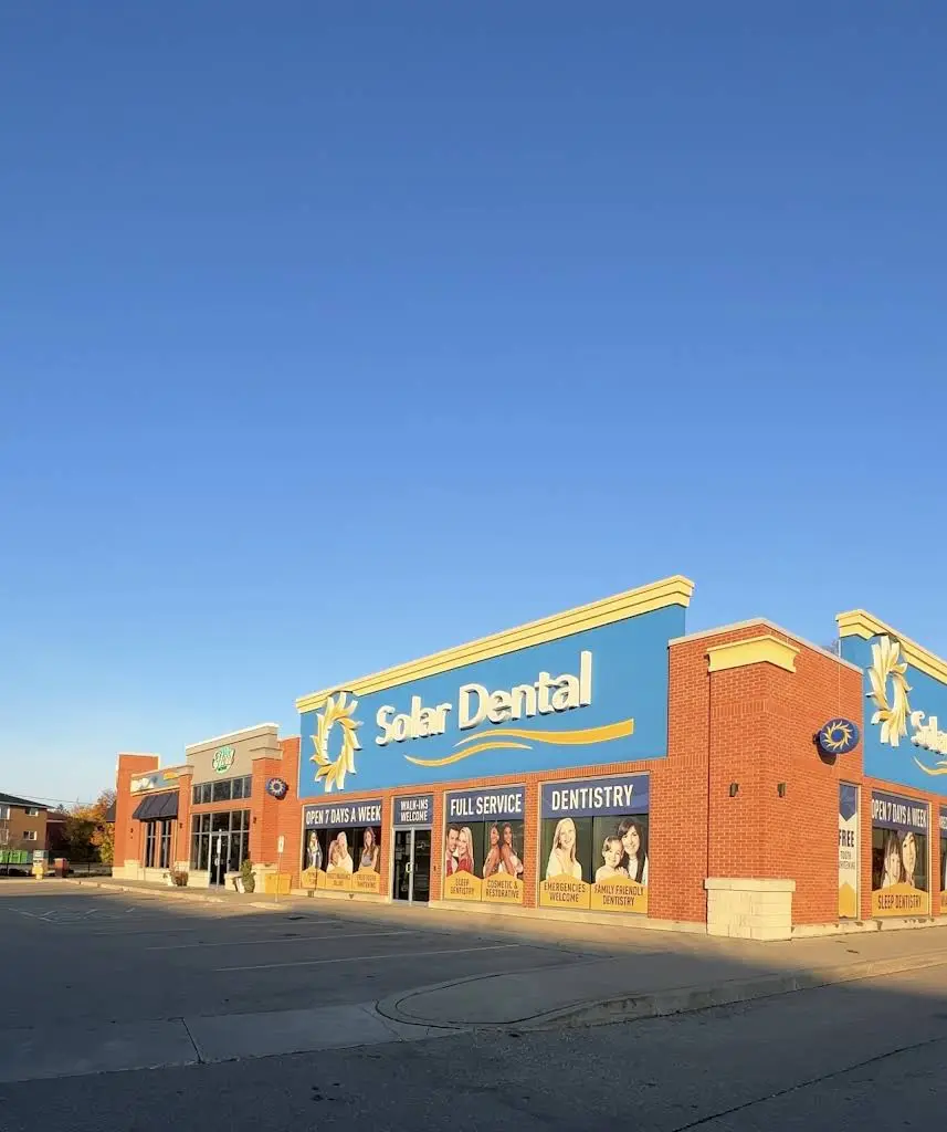 Solar Dental - Professional dental clinic exterior with modern facilities