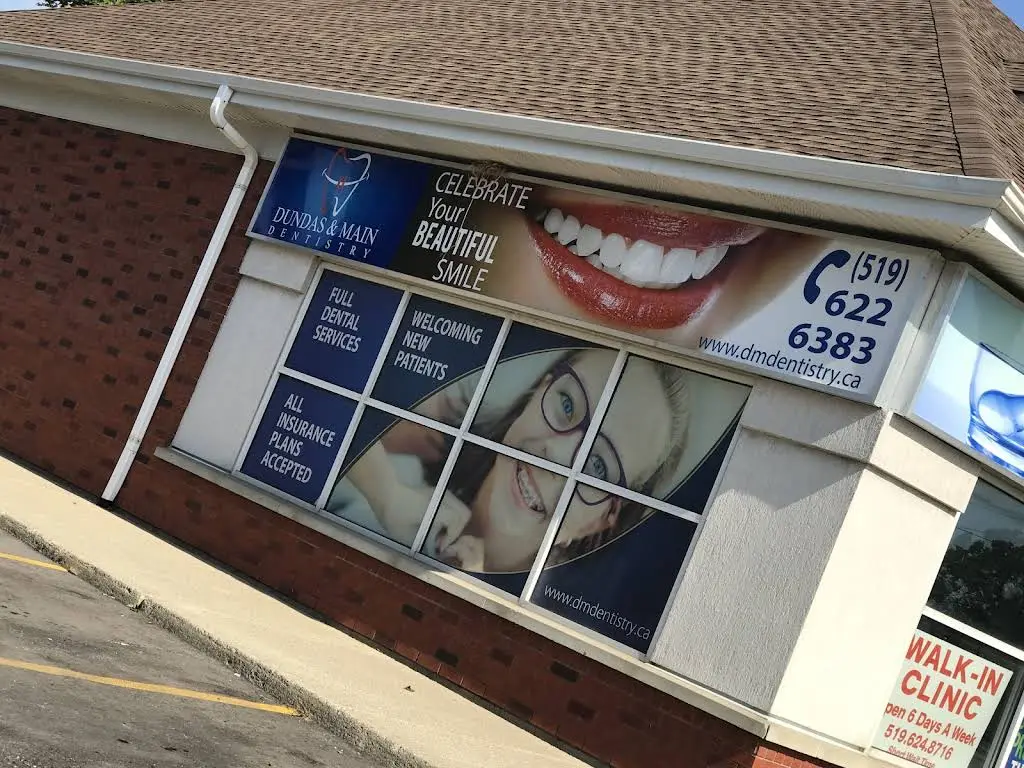 Dundas & Main Dentistry - Professional dental clinic exterior with modern facilities