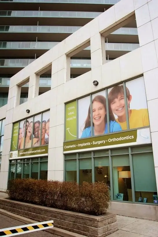 North York Dental Clinic - Professional dental clinic exterior with modern facilities