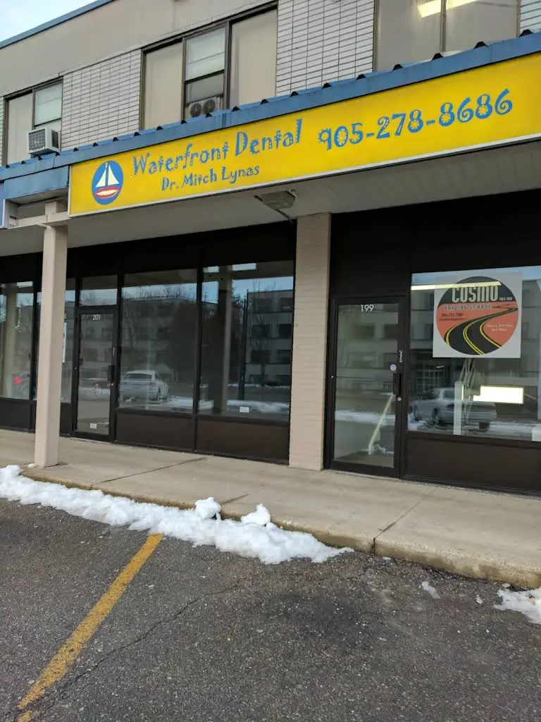 Waterfront Dental Office - Professional dental clinic exterior with modern facilities