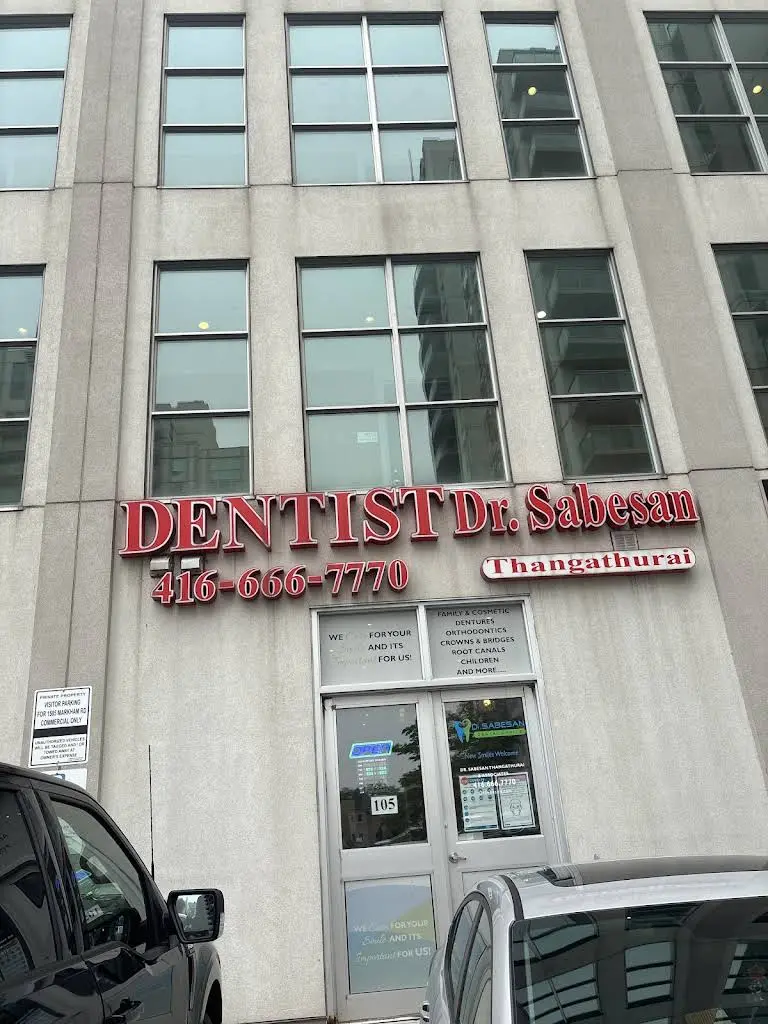 Dr Sabesan Dental Office - Professional dental clinic exterior with modern facilities
