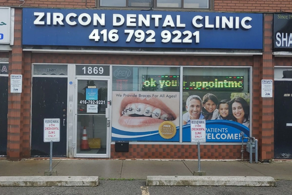 Zircon Dental - Dr. Ali Nasser - Professional dental clinic exterior with modern facilities