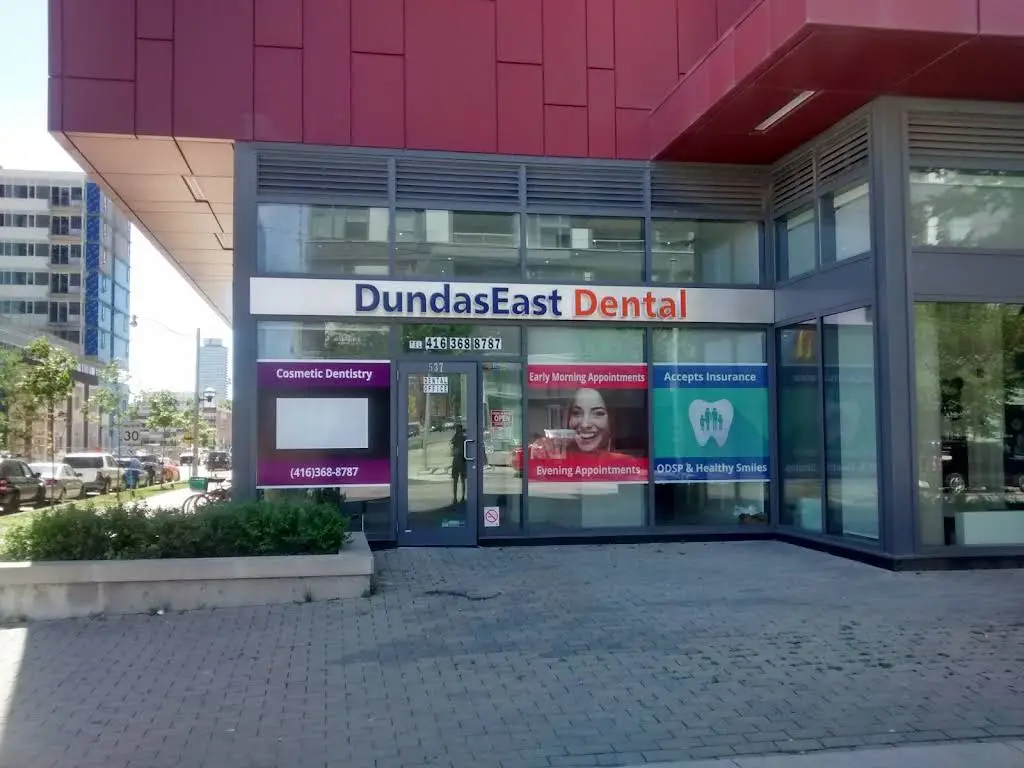 Dundas East Dental - Professional dental clinic exterior with modern facilities