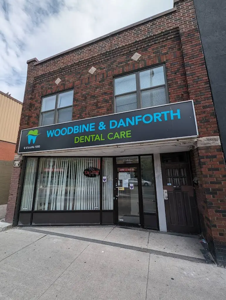Woodbine & Danforth Dental Care - Professional dental clinic exterior with modern facilities