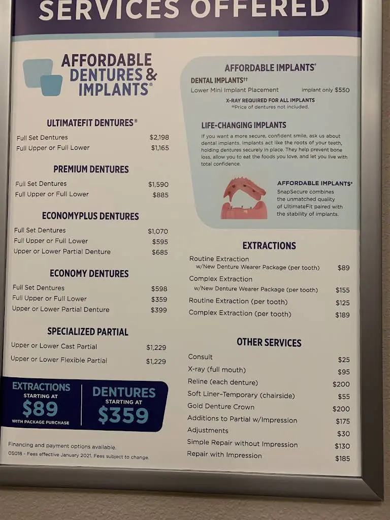 Affordable Dentures & Implants