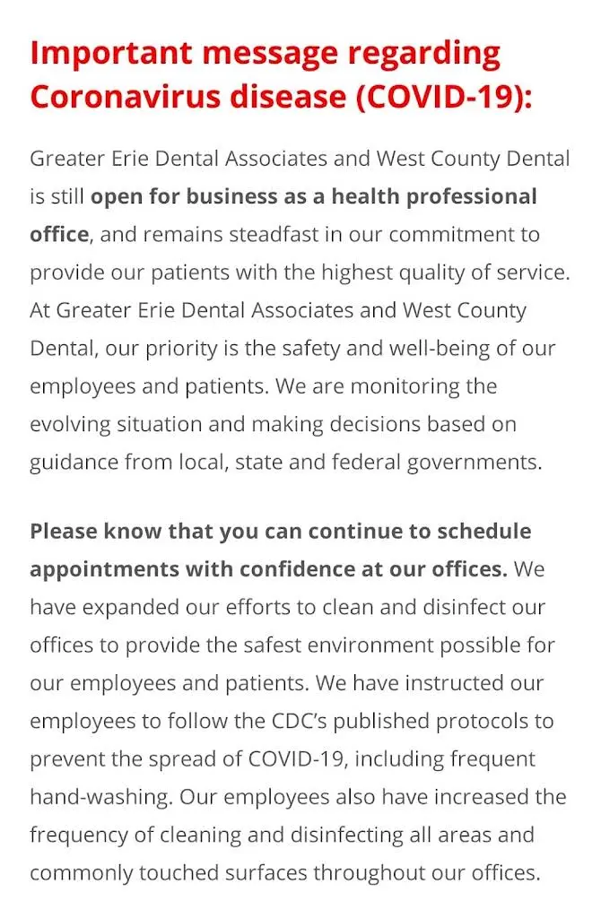 Greater Erie Dental Associates