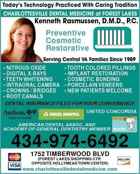 Charlottesville Dental Medicine at Forest Lakes