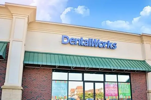 DentalWorks Fayetteville - Professional dental clinic exterior with modern facilities