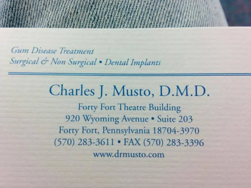 Charles J. Musto, DMD Periodontics and Dental Implants