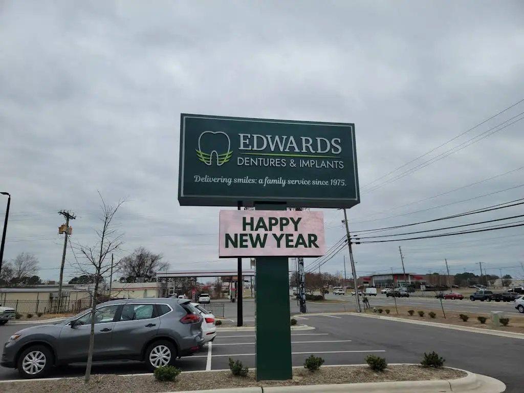 Edwards Dentures and Implants - Professional dental clinic exterior with modern facilities