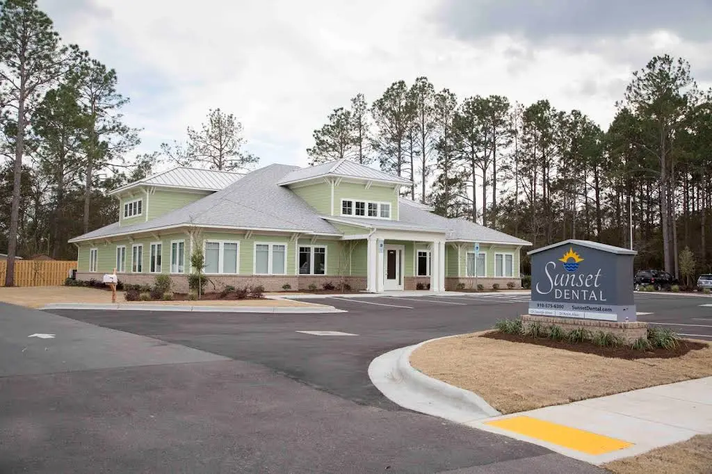 Sunset Dental - Professional dental clinic exterior with modern facilities