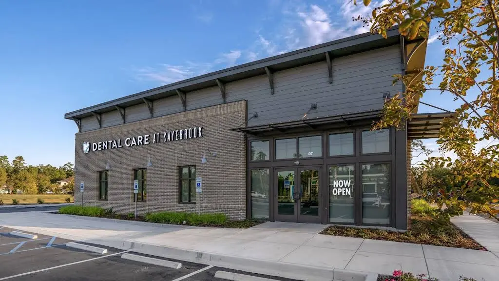 Dental Care at Sayebrook - Professional dental clinic exterior with modern facilities