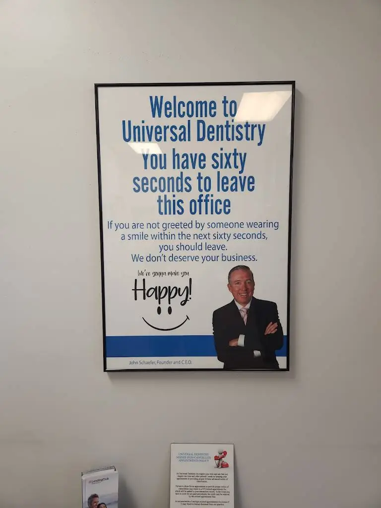 Universal Dentistry - Professional dental clinic exterior with modern facilities