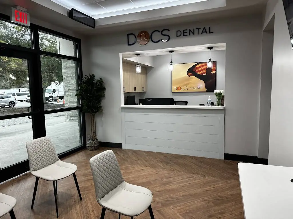 DOCS Dental: Fort Jackson - Professional dental clinic exterior with modern facilities