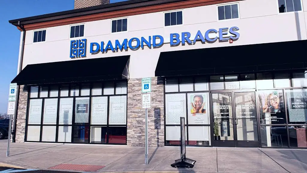 Diamond Braces - Professional dental clinic exterior with modern facilities