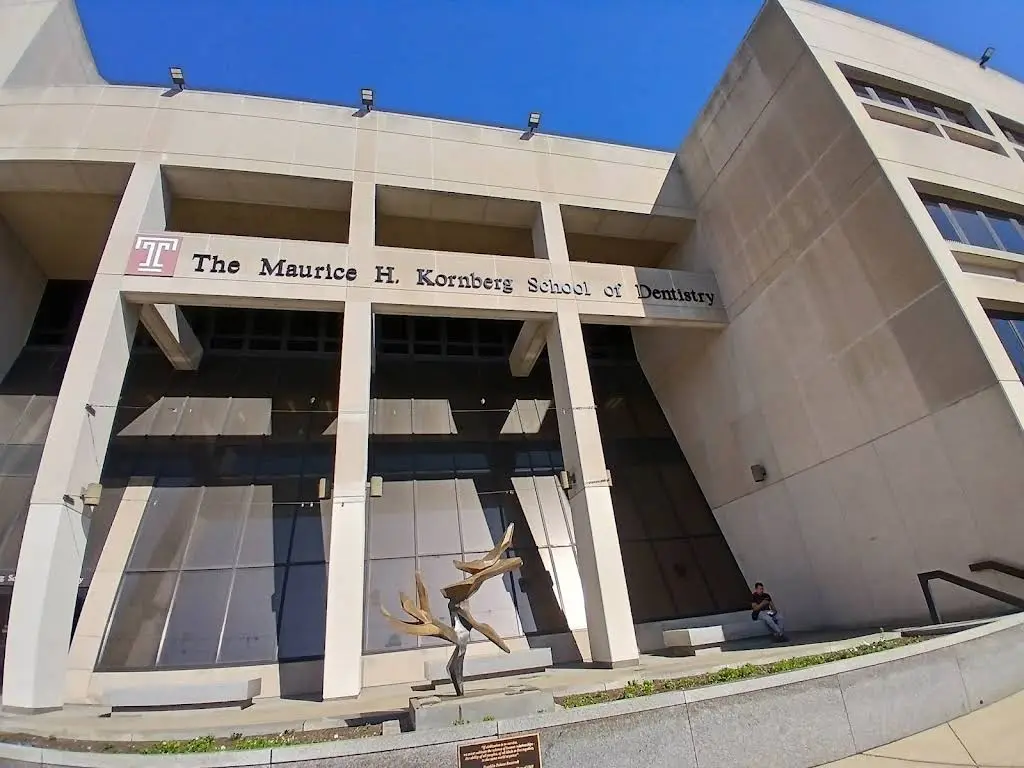 Temple University Maurice H. Kornberg School of Dentistry - Professional dental clinic exterior with modern facilities