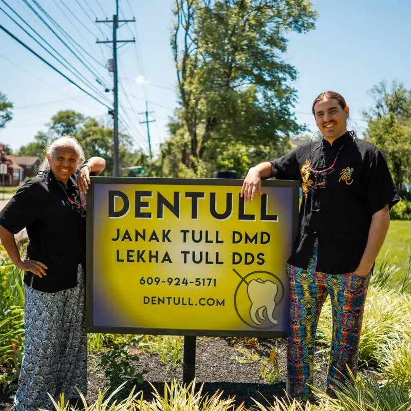 DenTull - Professional dental clinic exterior with modern facilities