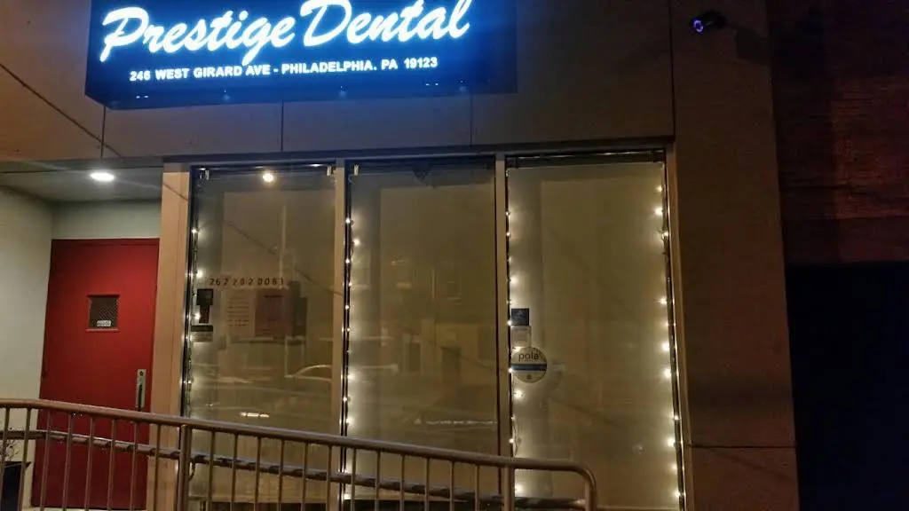 Prestige Dental - Professional dental clinic exterior with modern facilities