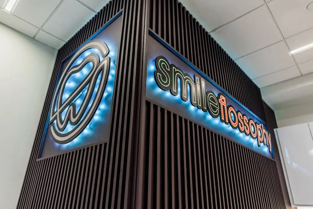 Smile Flossophy - Professional dental clinic exterior with modern facilities