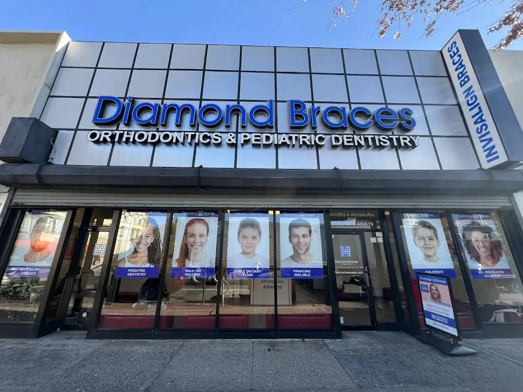 Diamond Braces - Professional dental clinic exterior with modern facilities