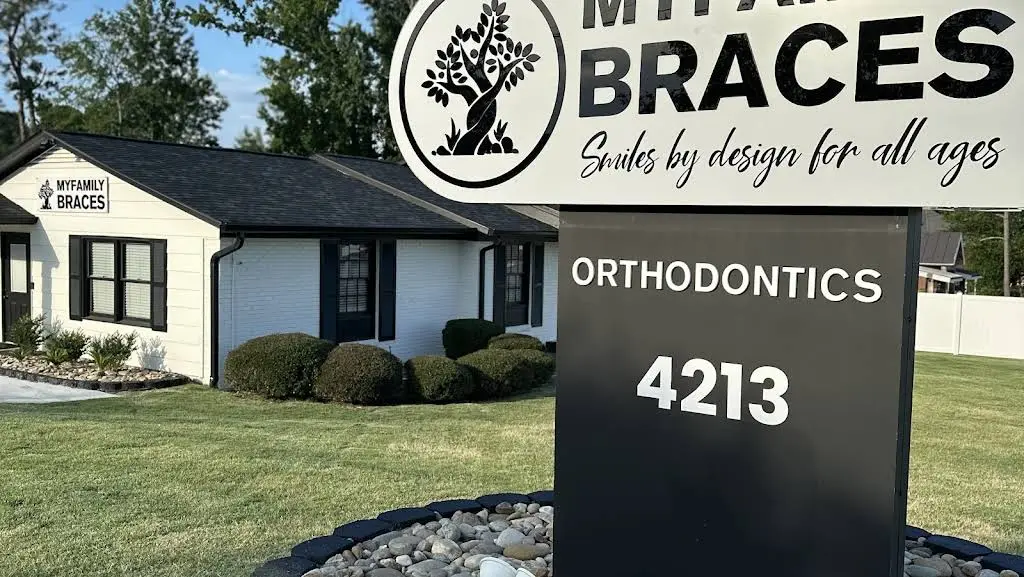 MyFamily Braces Orthodontics - Professional dental clinic exterior with modern facilities