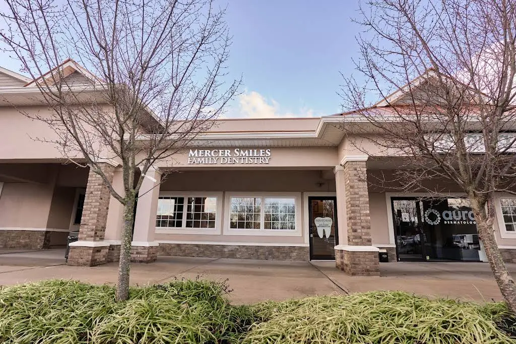 Mercer Smiles Family Dentistry - Professional dental clinic exterior with modern facilities