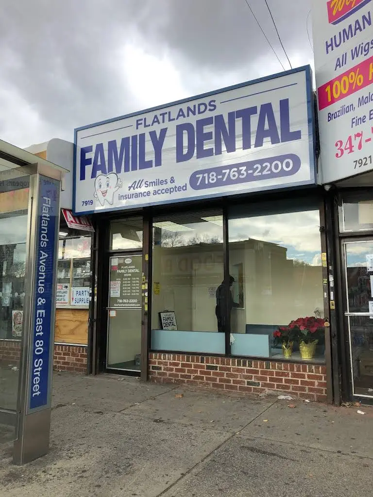 Flatlands Family Dental - Professional dental clinic exterior with modern facilities