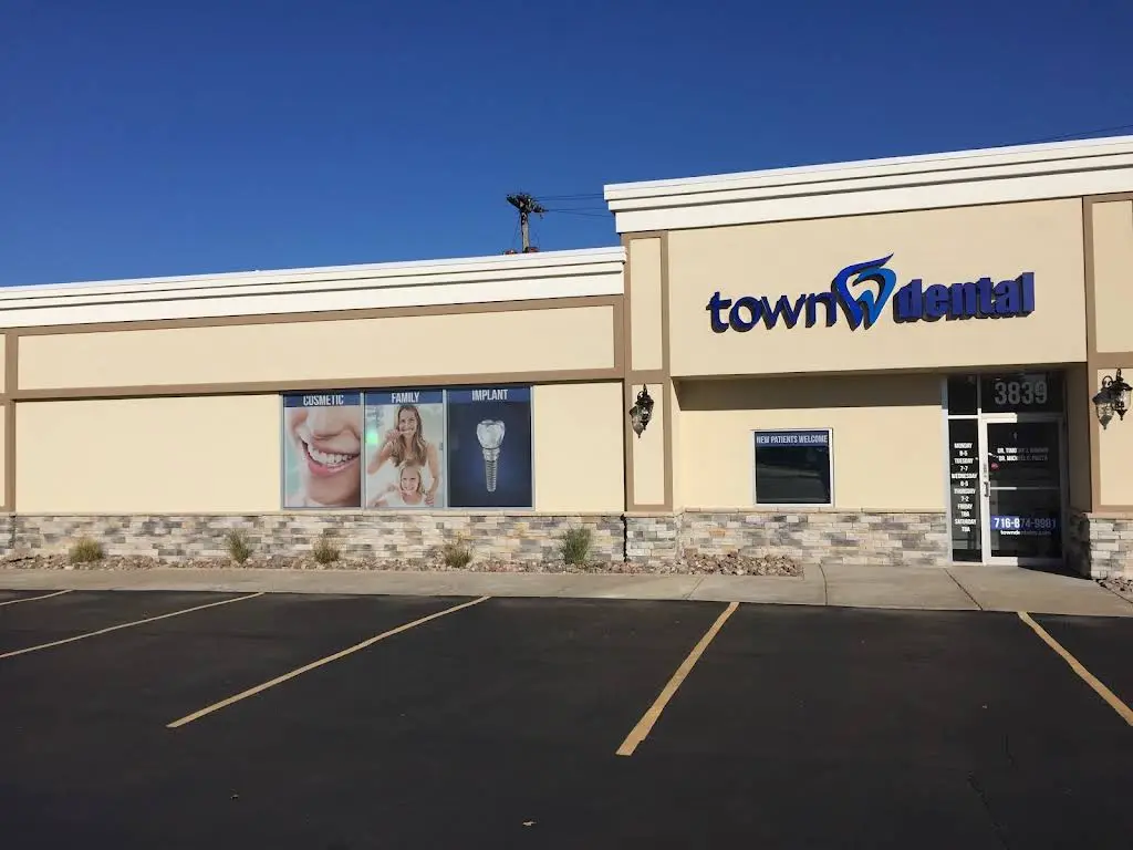 Town Dental - Professional dental clinic exterior with modern facilities