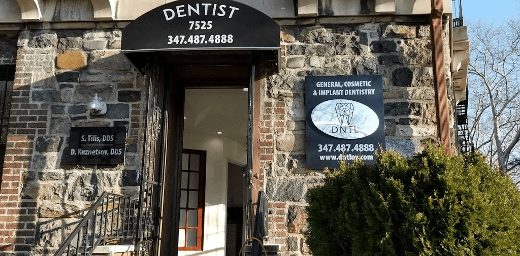 DNTL - Professional dental clinic exterior with modern facilities
