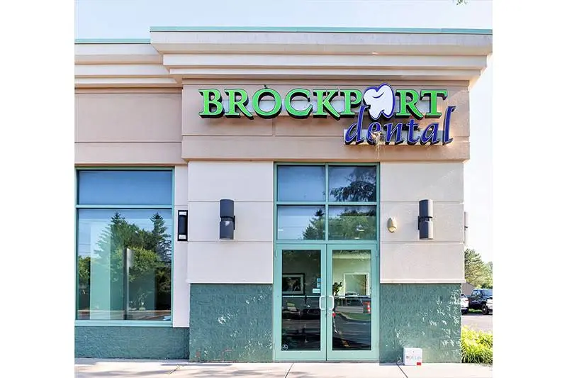 Brockport Dental - Professional dental clinic exterior with modern facilities