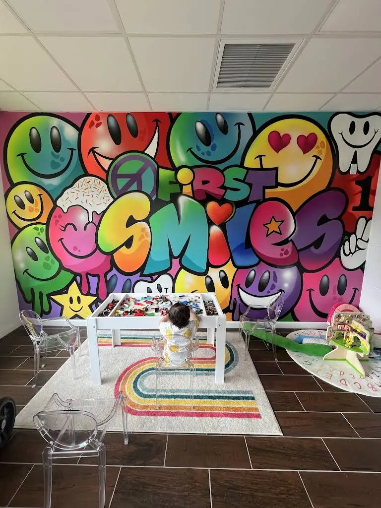 First Smiles Pediatric Dentistry - Professional dental clinic exterior with modern facilities