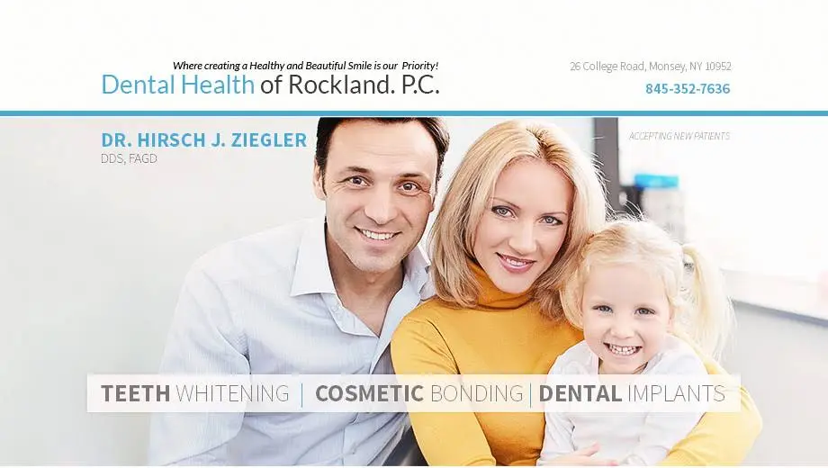 Dental Health of Rockland: Dr. Hirsch Ziegler DDS - Professional dental clinic exterior with modern facilities