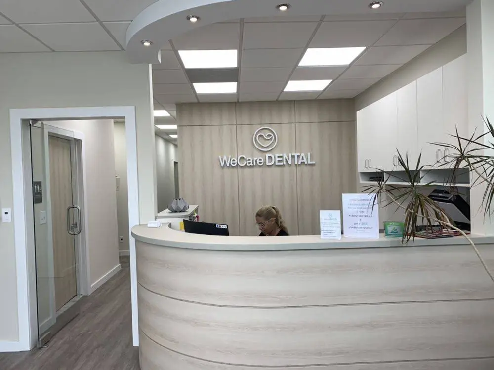 WeCare Dental - Professional dental clinic exterior with modern facilities