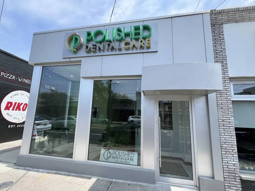 Polished Dental Care - Professional dental clinic exterior with modern facilities