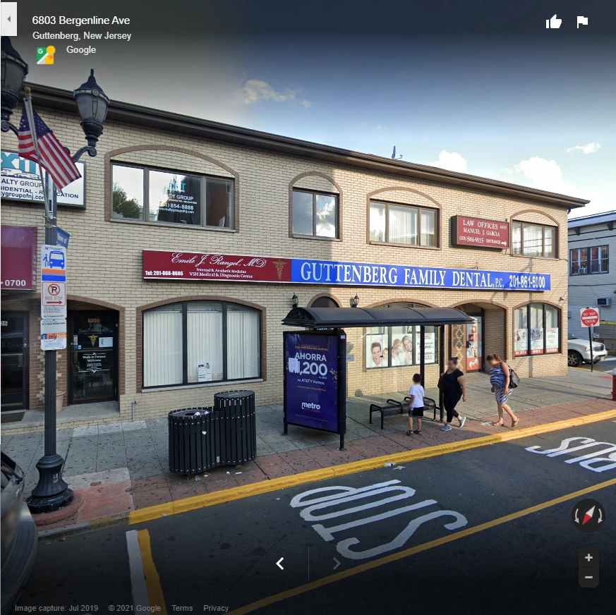 Guttenberg Family Dental - Professional dental clinic exterior with modern facilities