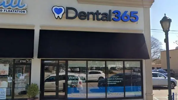 Dental365 - Professional dental clinic exterior with modern facilities