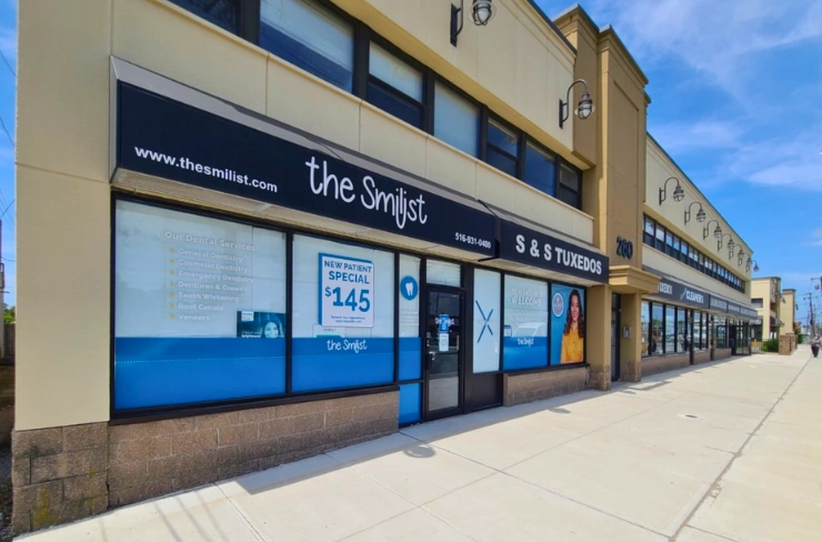 The Smilist Dental Hicksville - Professional dental clinic exterior with modern facilities