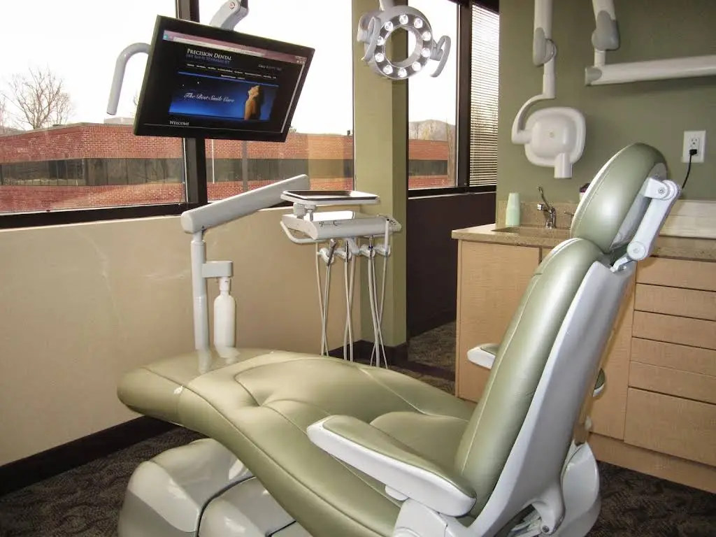 Precision Dental - Professional dental clinic exterior with modern facilities