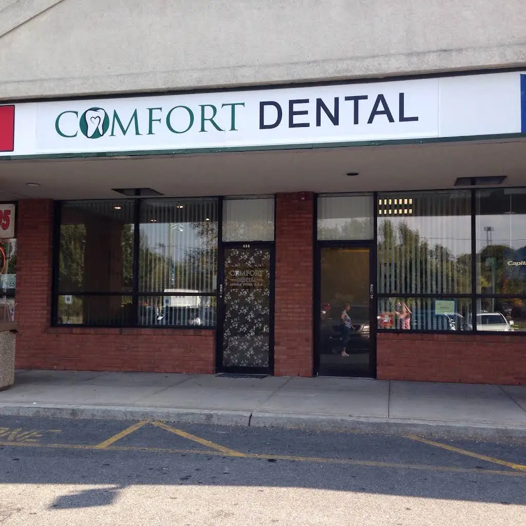Comfort Dental - Professional dental clinic exterior with modern facilities