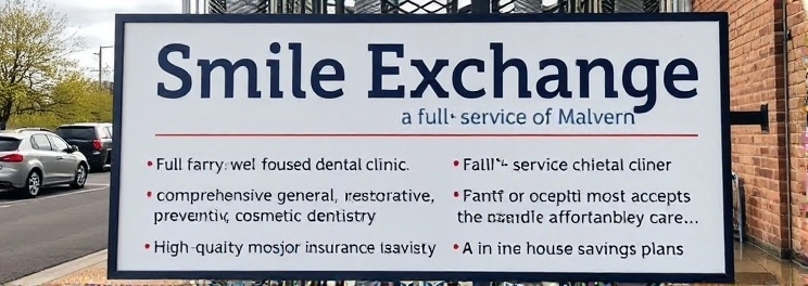 Smile Exchange of Malvern - Professional dental clinic exterior with modern facilities