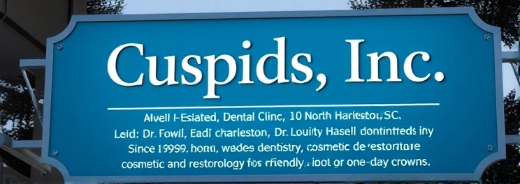 Cuspids, Inc. - Professional dental clinic exterior with modern facilities