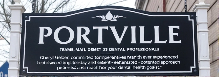 Portville Dental - Professional dental clinic exterior with modern facilities
