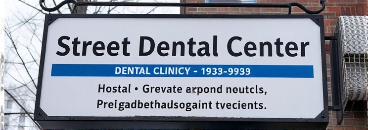 Street Dental Center - Professional dental clinic exterior with modern facilities
