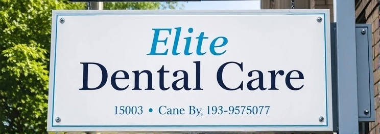 Elite Dental Care - Professional dental clinic exterior with modern facilities